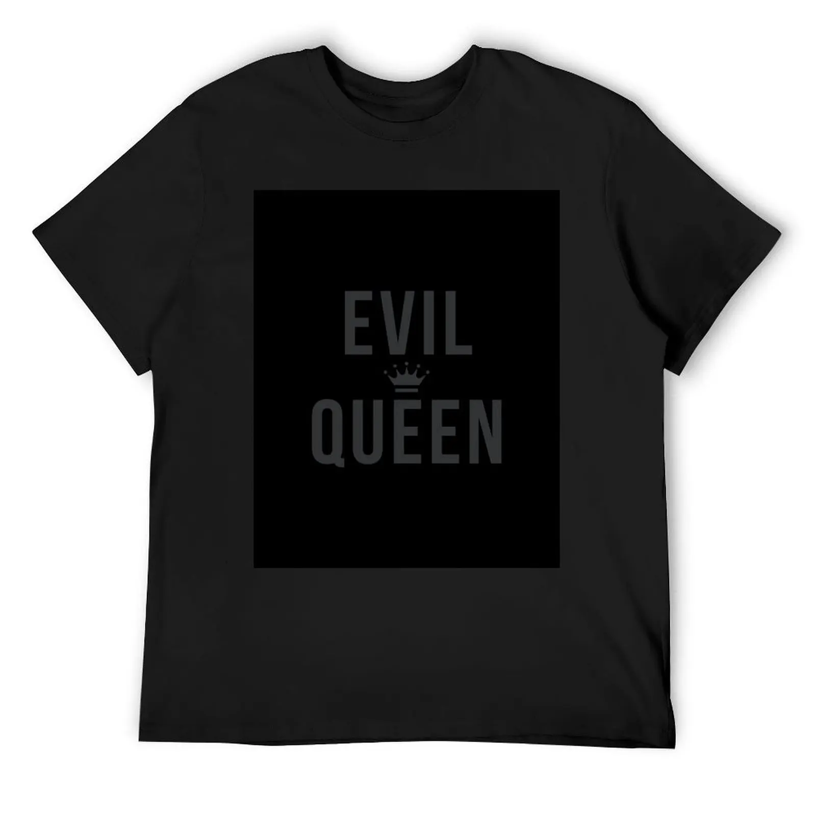 

Evil Queen Satin Black T-Shirt Funny t-shirts Personalized t-shirt Blouse plain black t shirts men