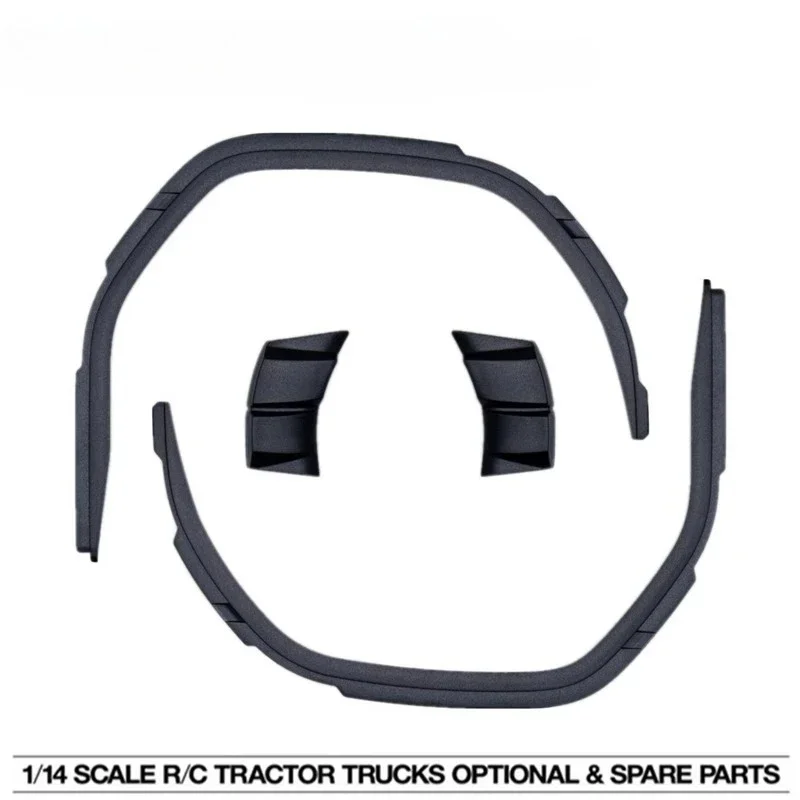 จําลองคิ้วล้อสําหรับ 1/14 Tamiya RC รถบรรทุก Scania 770S 56368 56371 56379 ชิ้นส่วน DIY