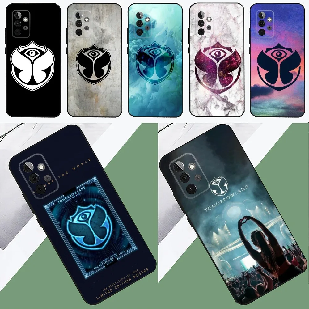 Чехол для телефона T-Tomorrowland Music Festival для SamsungS24,23,22,21,S20,Pro10,S30Plus,S9,20lite Ultra Black Cover
