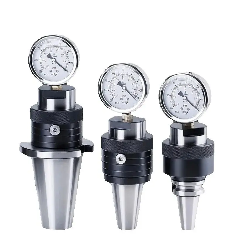 Измеритель силы вытяжки для шпинделей BT30/BT40/BT50 и SK30/SK40 с манометром WIKA, 0–20 кН