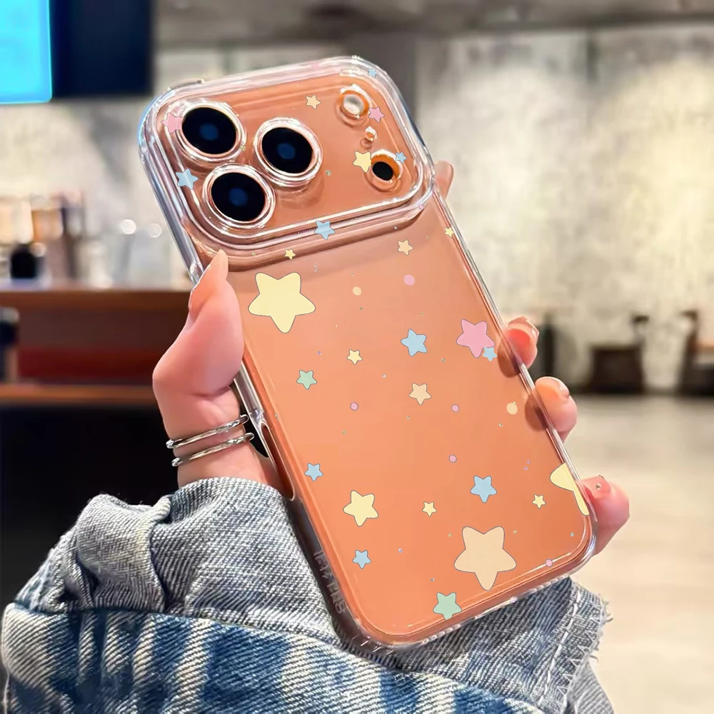 Floating Magic Stars Clear Phone Case For Xiaomi Redmi Note 14 Pro 13 12 Note 11 10 Pro + 13C 5G 4G Soft Shockproof TPU Cover view 3