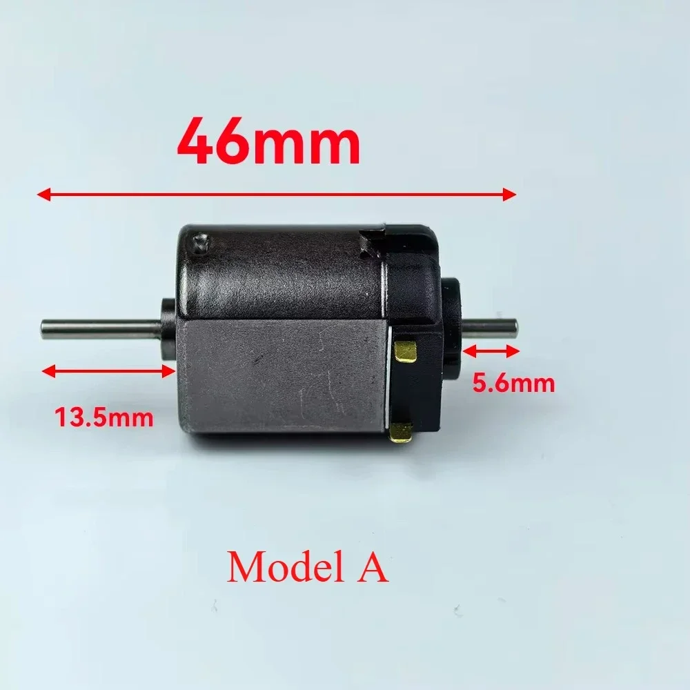 1PC FK-135 5-Pole Motor DC 12V 14000RPM High Speed Double Shaft for HO Toy Car Train Boat Model