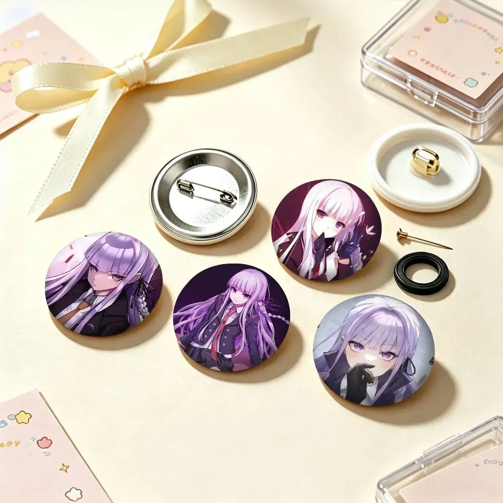Kyoko Kirigiri D-Danganronpa Anime  25 32 44 58 75mm Badges Personalized Round Brooches Pins Accessory Gift