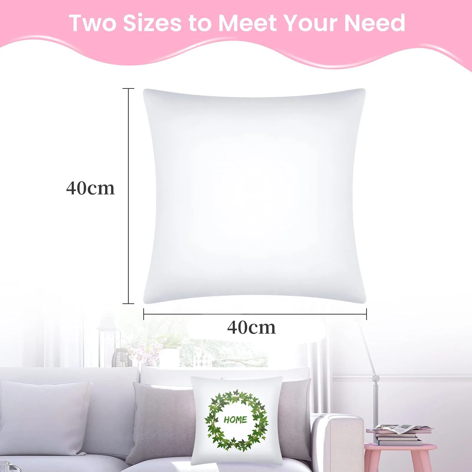 5Pcs Sublimation Pillow Cases White Blanks Polyester Peach Skin Cushion Covers Heat Transfer Throw Pillow Covers Home Decor