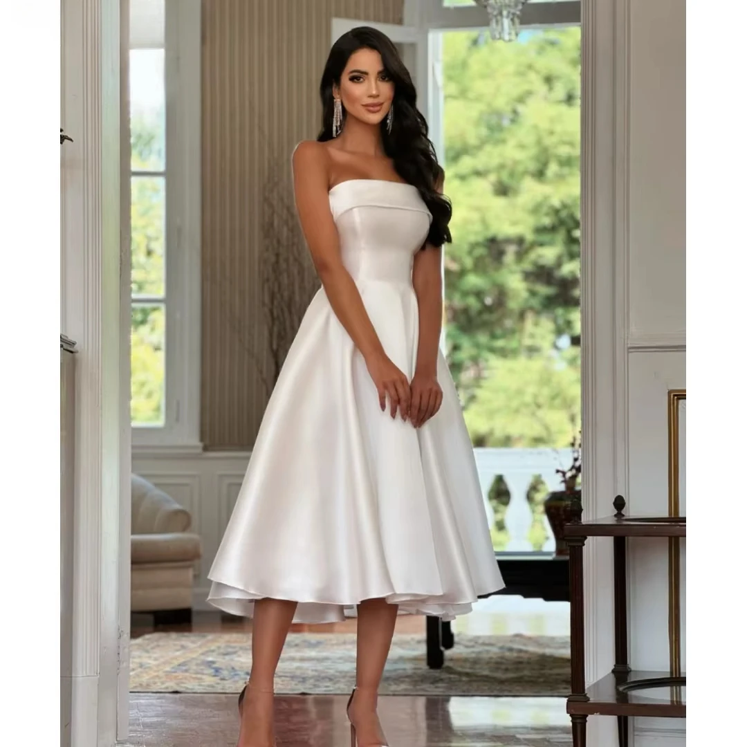 

Wedding Prom Party Cocktail Evening Dresses Ball Gowns Elegant Dresses for Women Bridesmaid Dress Woman Robe Soiree Customized
