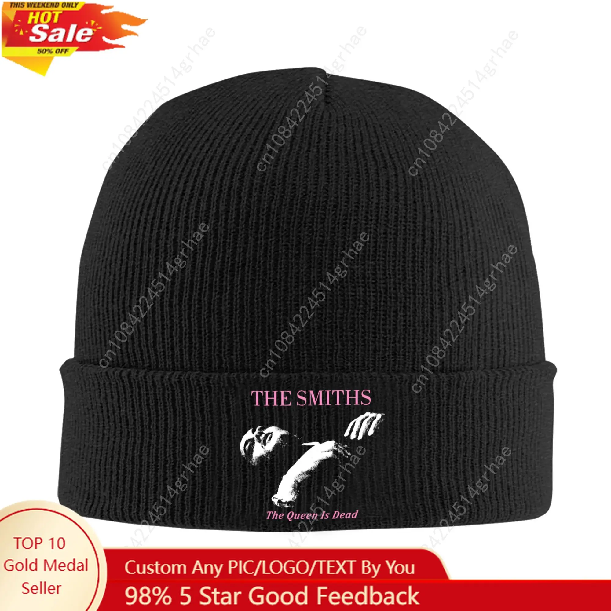 

The smiths the queen is dead Bonnet Hats Hip Hop Knitting Hat For Men Women Warm Winter Skullies Beanies Caps