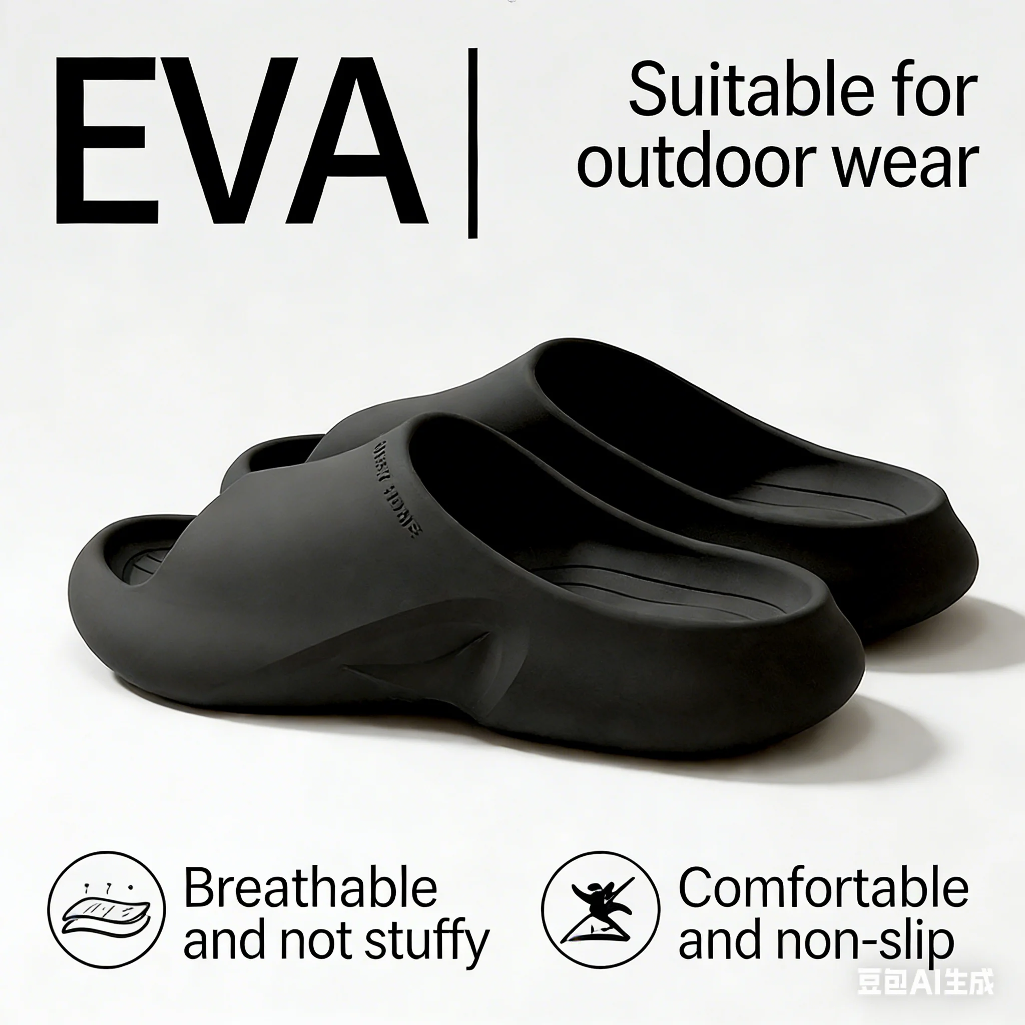 

Мужские и женские летние шлепанцы из ЭВА, пляжная обувь, сандалии для ванной, большие размеры, домашние и уличные тапочки, нескользящие, повседневная домашняя обувь