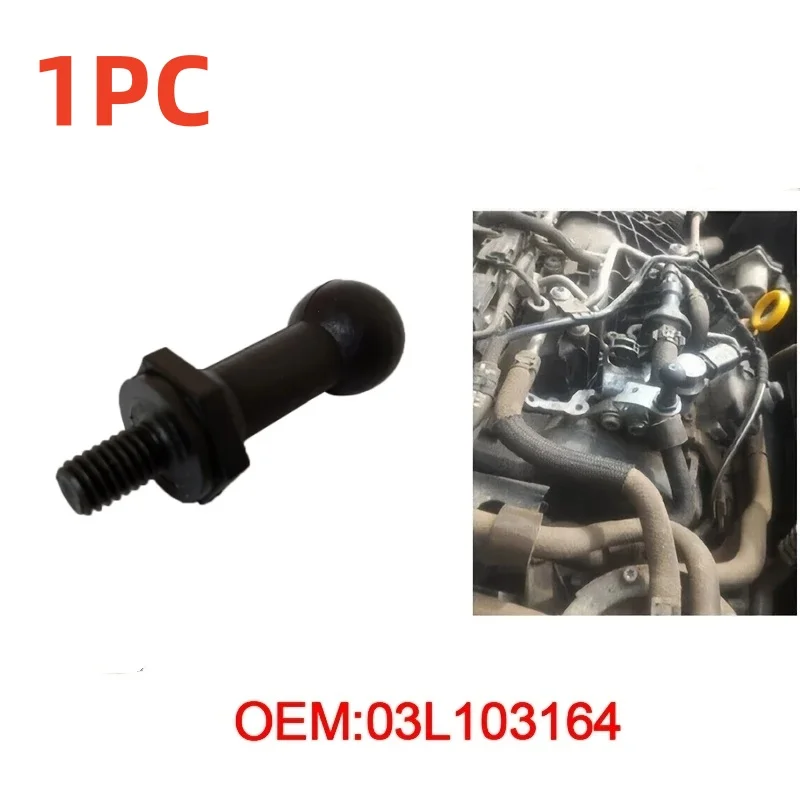 1 pièce pour Vw Caddy Mk3 2k 1.6 2.0 Tdi Cr moteur couvercle supérieur en plastique boulon de cheville de montage 03L103164 capots de moteur de voiture accessoires