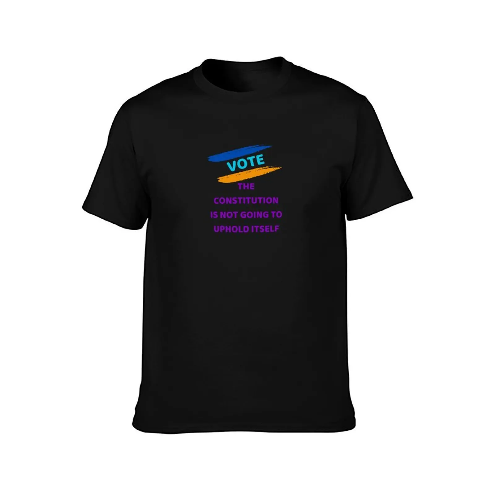 Vote_Gender Neutral T-Shirt All Match Basic Short Sleeve Top T-Shirt