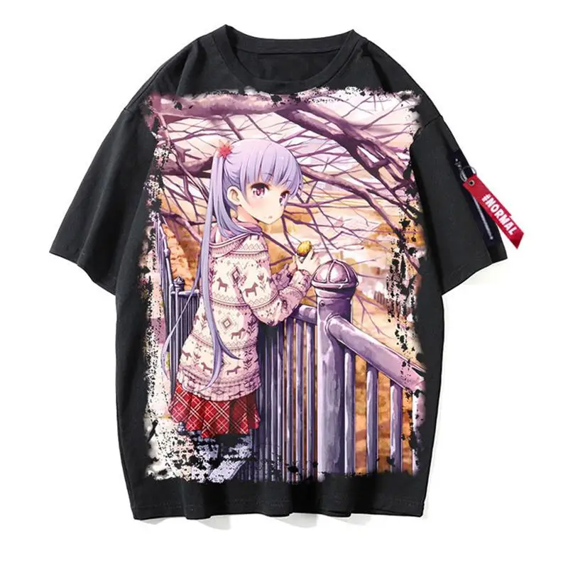 New Game Black Short Sleeve T-Shirt Unisex Comfortable Breathable Cartoon Print Top for Men And Women Polyester Fiber