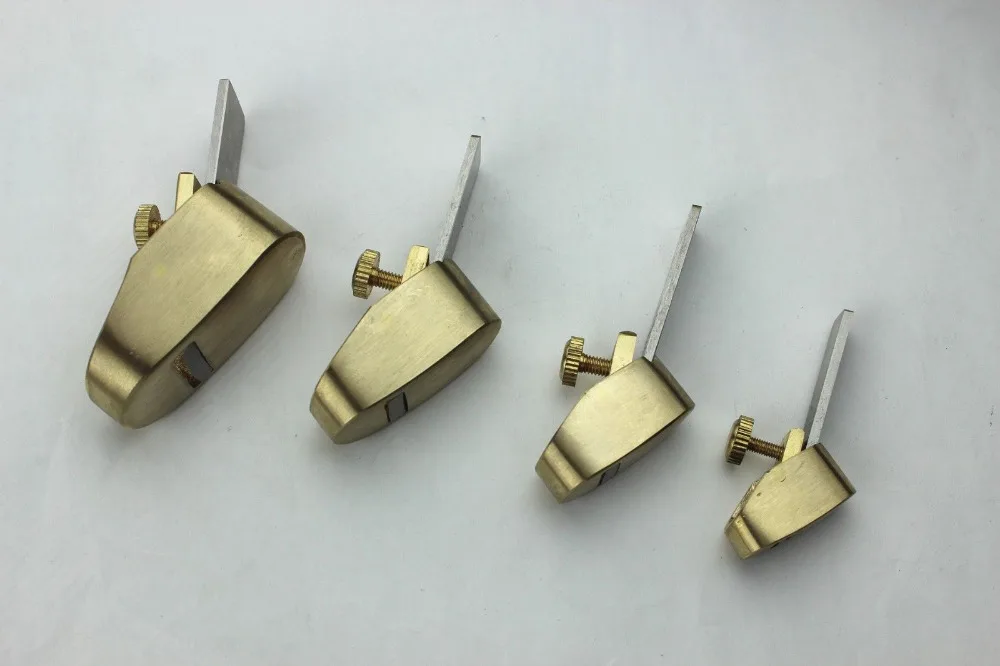 

4pcs Brass planes fine Violin/Cello making tools, Carpentry planes