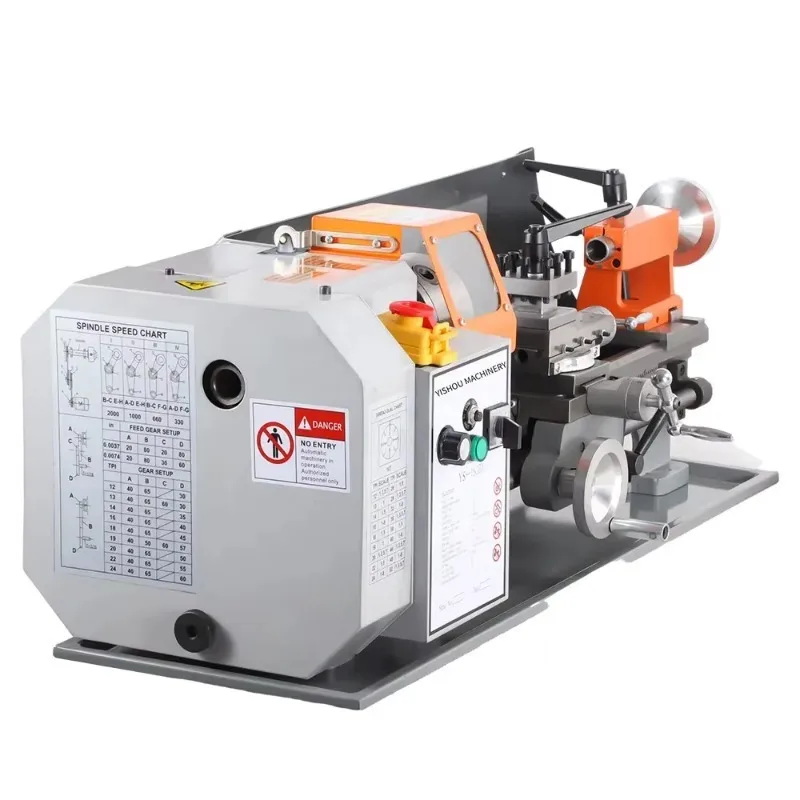 

Mini Metal Lathe 0.5kw 220v/110v Energy Saving Home Workshop Machine Tools for Metalworking