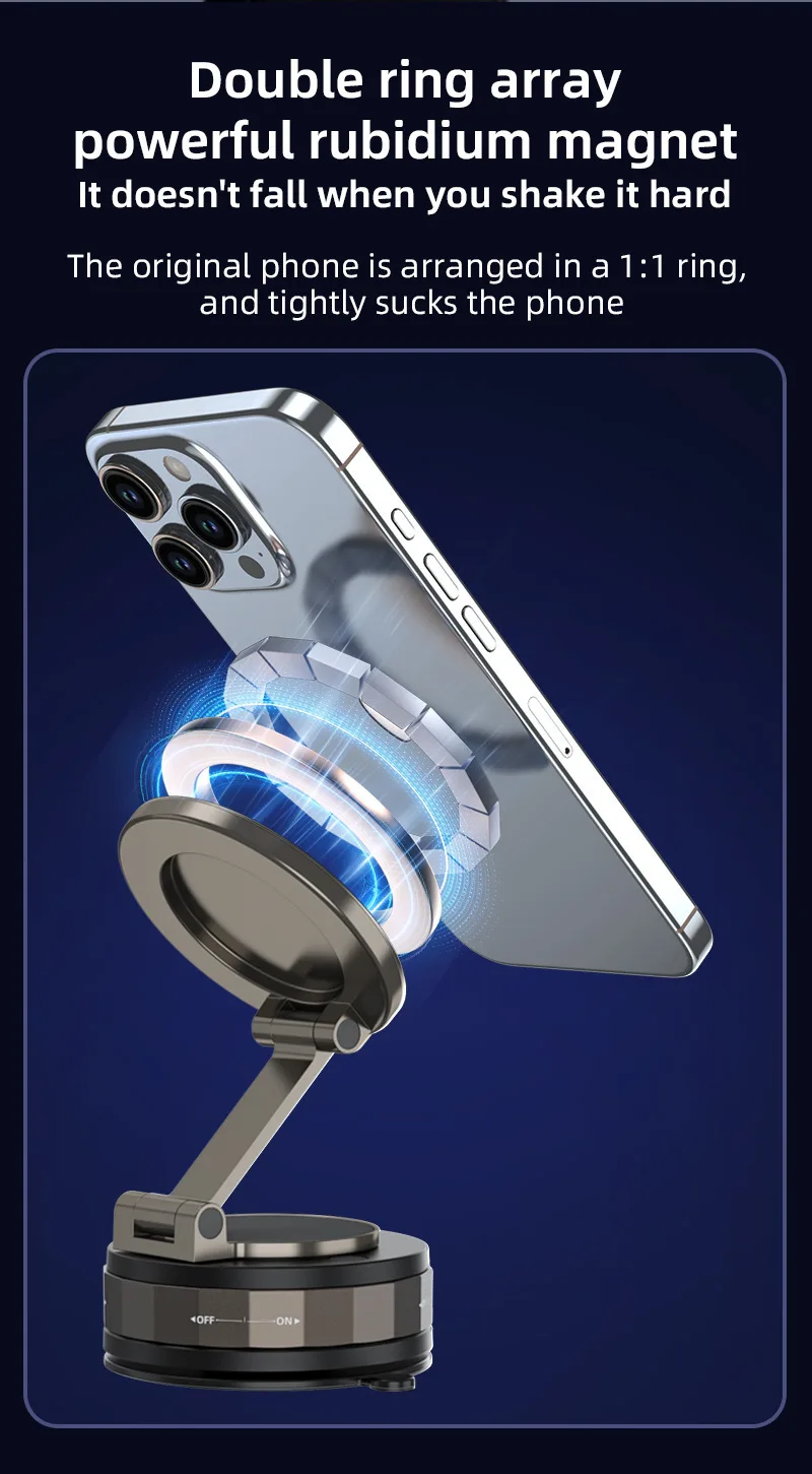 Magnetic phone holder details