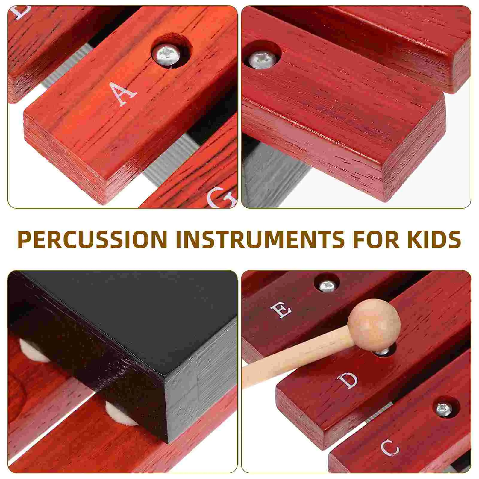 Eight-note Piano Musical Instruments Knocking Toy Xylophone for Toddler Percussion Sticks Child