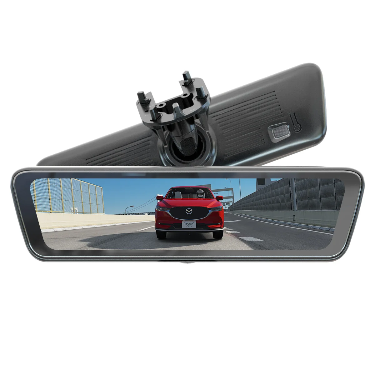 

Rearview Dash Cam Wide 1080P Auto Cam 8.2 Inch Full Screen H8 Mirror Car Recorder Stream Media Car DVR for Mazda Linux