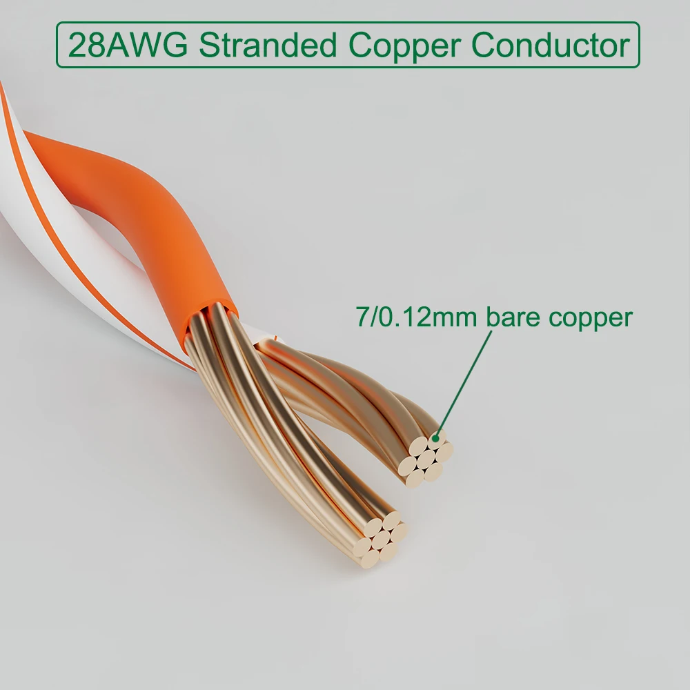 PATCHTEK Cat6A Ethernet Cable 90/360 Degree Rotation Rj45 0.15-5m Slim Patch Cord Lan10G for PC PS5/4/3 Router RJ45 Cable