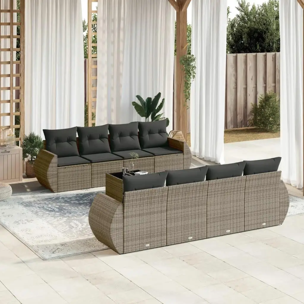 

Elegant Grey Garden Sofa Set for Outdoor Living Stylish Patio Furniture Comfortable Seating for Garden Terrace Balcony