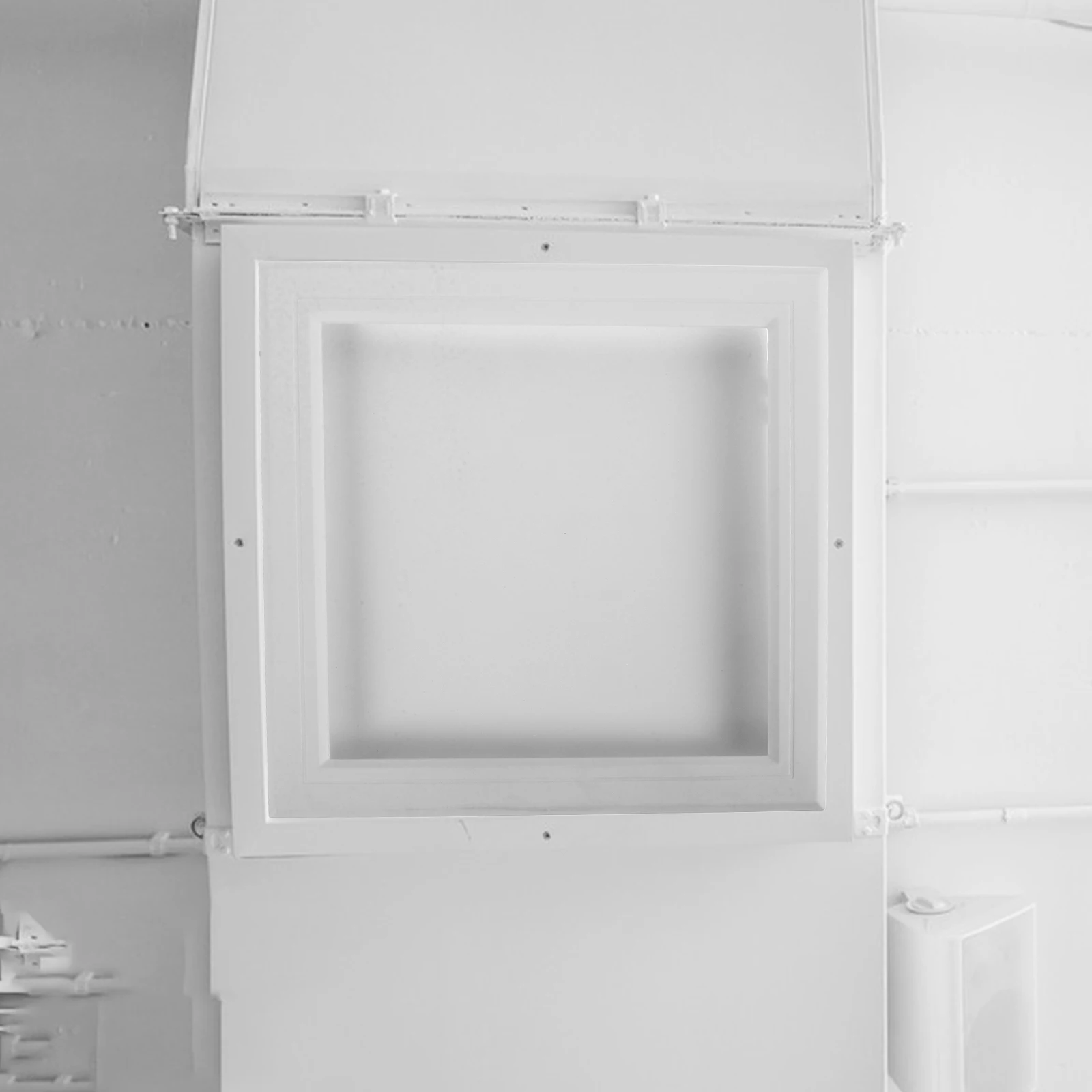

Ceiling Access Door for Air Conditioner Repair White Latch Door Hidden Decorative Cover Durable Easy Installation niture