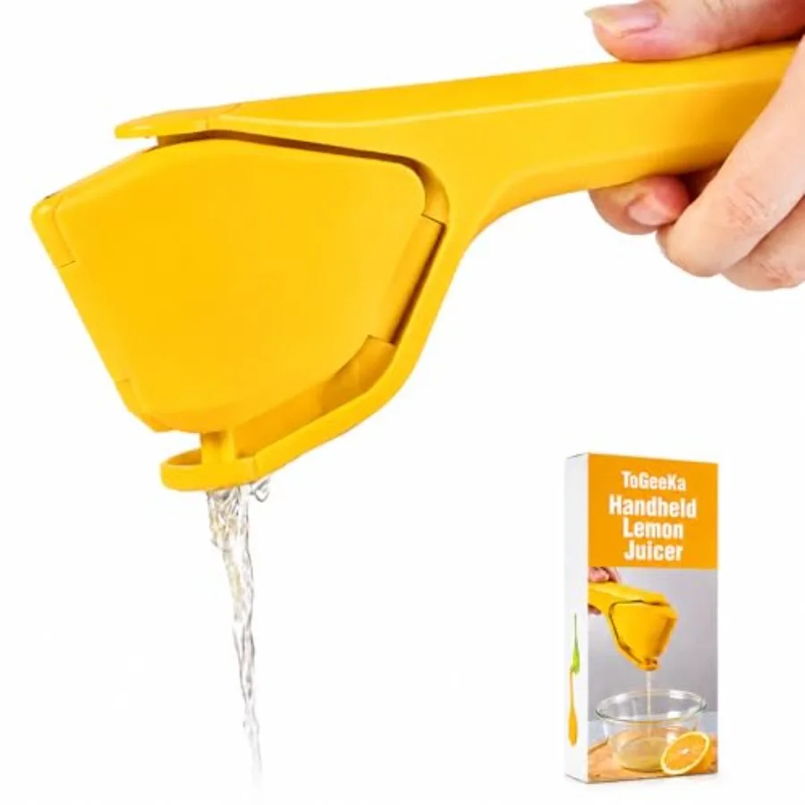 Lemon Squeezer, Effortless Manual Flat Lime Juicer Squeezer, Hand Citrus Press, Folds Design For Saving Space Storage, Easy to