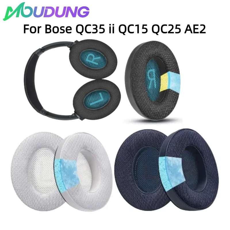 

Replacement Ear Pads Cushions for Bose QC35 ii QC15 QC25 AE2 Headphone comfortable Sponge Soft Foam Cushion Earpads
