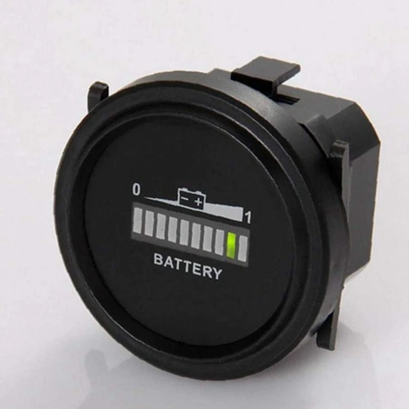 12V/24V/36V/48V/72V LED Digital Battery Indicator Waterproof Meter Gauge Battery Indicator for Go-Lf Ca-Rt