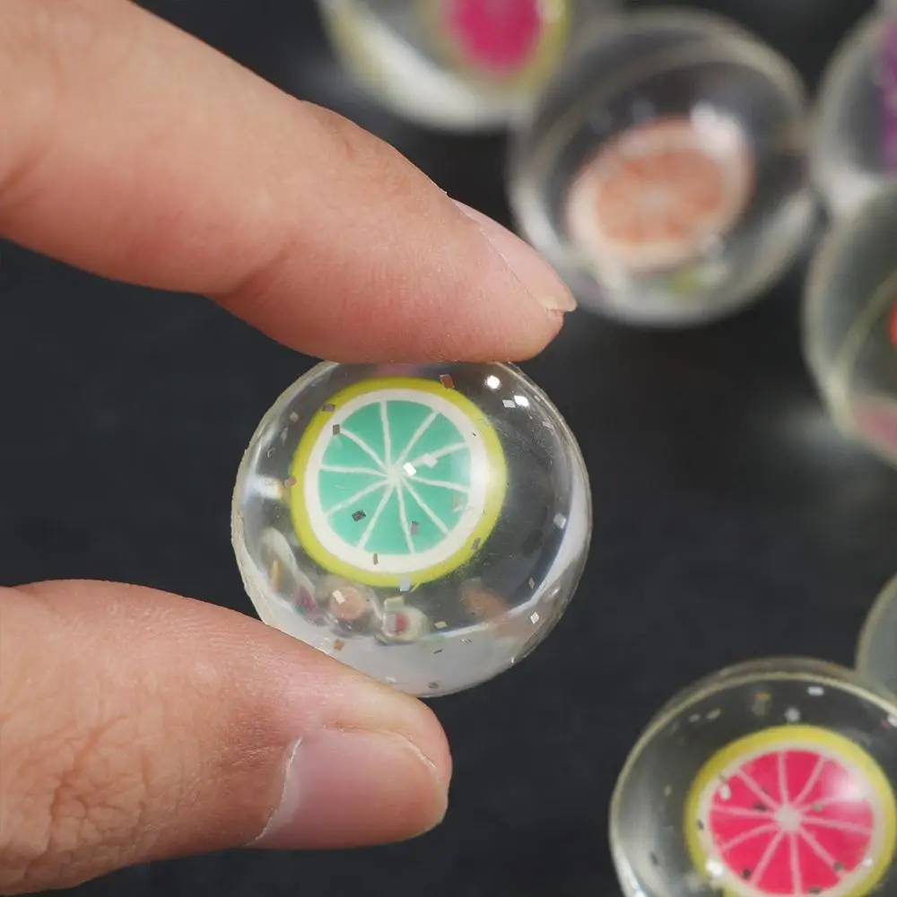 Gift Juggling Floating Clear Bath  Bouncing Balls Jumping Balls Bouncy Balls Fruits