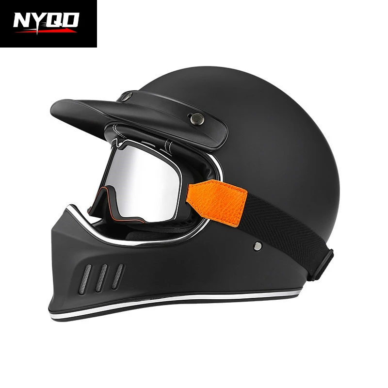 

Мотошлемы VOSS: полнолицевые, винтажные, ретро, для мотоциклистов (Capacete De Motocicleta)