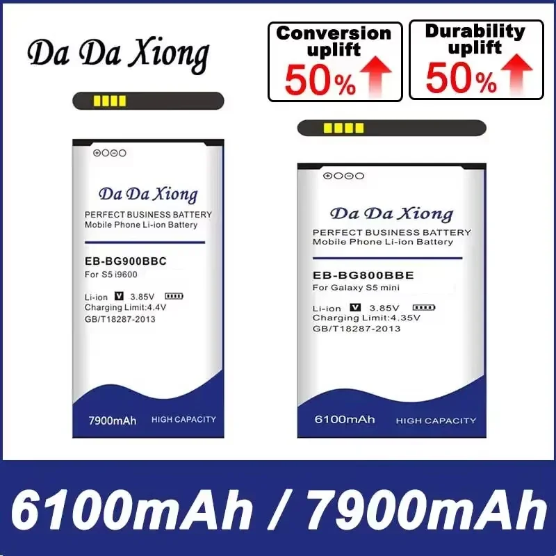 DaDaXiong 7900MAh EB-BG900BBC Li-ion Pin Điện Thoại Dành Cho Samsung Galaxy Samsung Galaxy S5 I9600 G910L/910S/910K/g9006V/G9008V/G9009D/G900