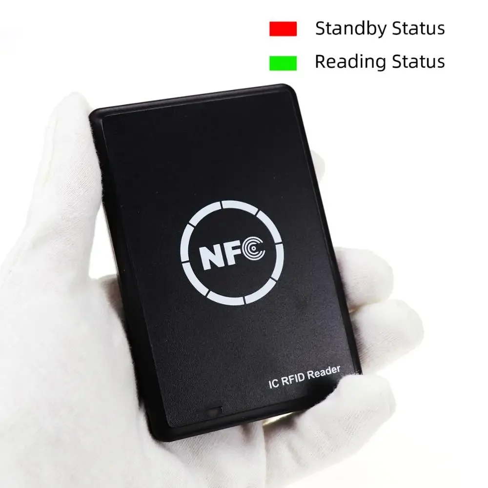 Imagem -04 - Nfc Smart Card Reader Escritor Copiadora Rfid Duplicadora Usb Programador Key Fobs ic Uid S50 mf Iso14443a Tag 1356 Mhz