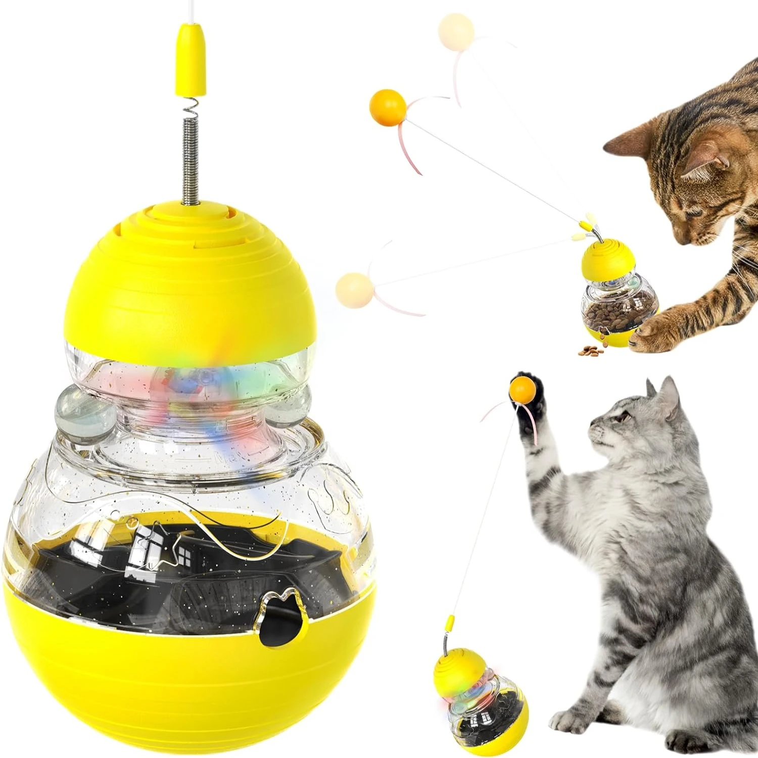 

Fun and Interactive Vibrant Cat Toy for Keeping Your Furry Friend Fit, Entertained, and Energetic throughout Playtime, Ensuring