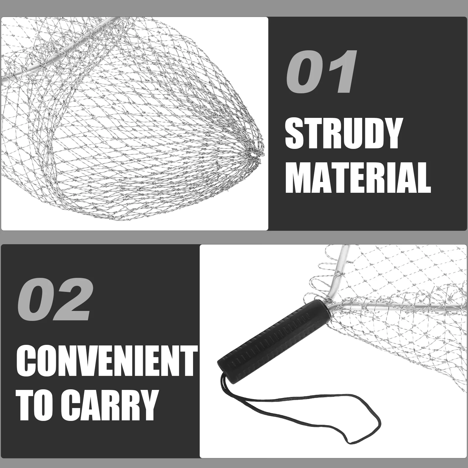 Fishing Net Freshwater Gear Replacement Catching Netting Household for Nets Saltwater Fly Trout