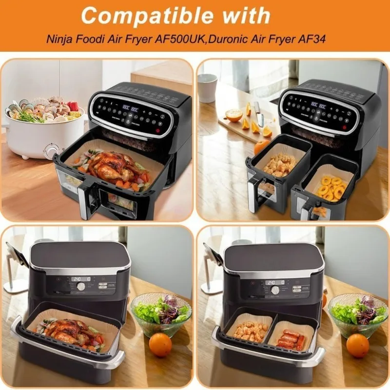 Double boiler air fryer paper rectangular carton packaging kitchen supplies double boiler carton