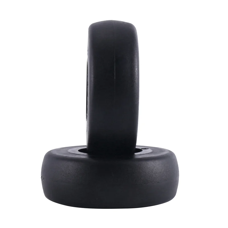 48 مللي متر X18mm 2 زوج الأمتعة حقيبة استبدال عجلات المحاور ديلوكس إصلاح الأمتعة استبدال عجلات الأسود-B61B