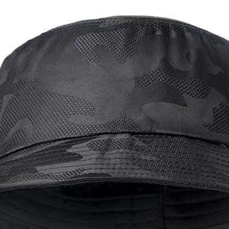 Unisex camouflage ventilate Bucket Hats Fishermen Caps Outdoor Casual Cap Sunscreen Hat