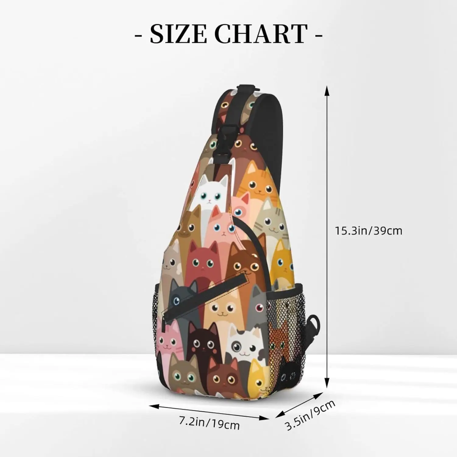 Schulter tasche Rucksack Cross body Schulter Brusttaschen Unisex für Reisen Casual Wandern mit verstellbarem Riemen für Männer Frauen