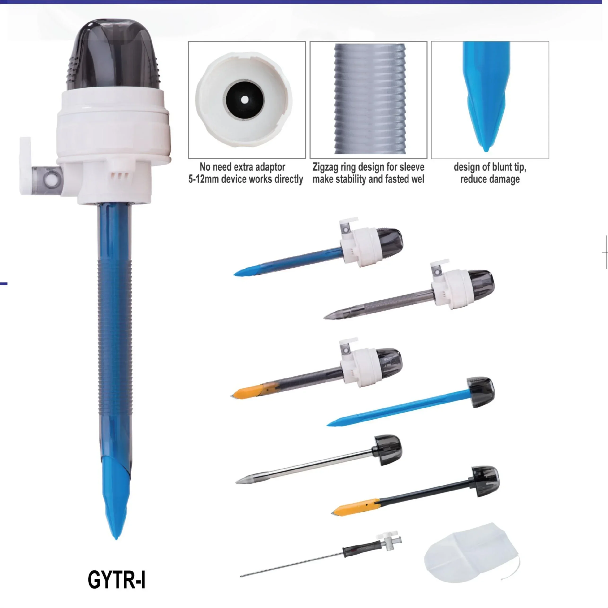 

Laparoscopic propor instruments, chicken generators, spherical trocar, 5mm, 10mm, stereoscopic