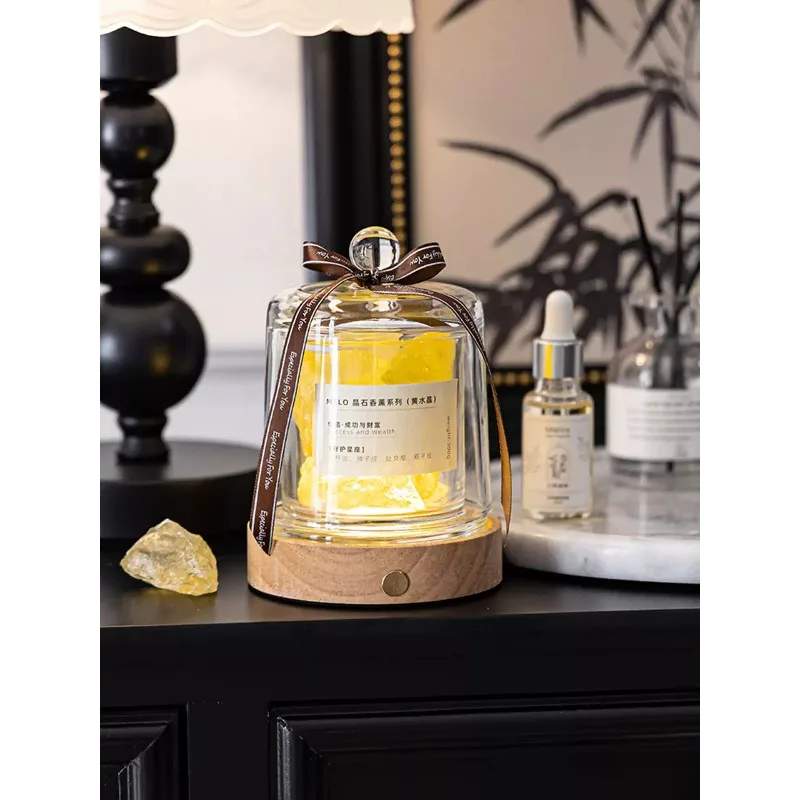 Aromatherapy Diffuser Stone, Long-lasting Fragrance, Wealth-attracting Crystal Ornament, Vintage New Year Atmosphere Decoration