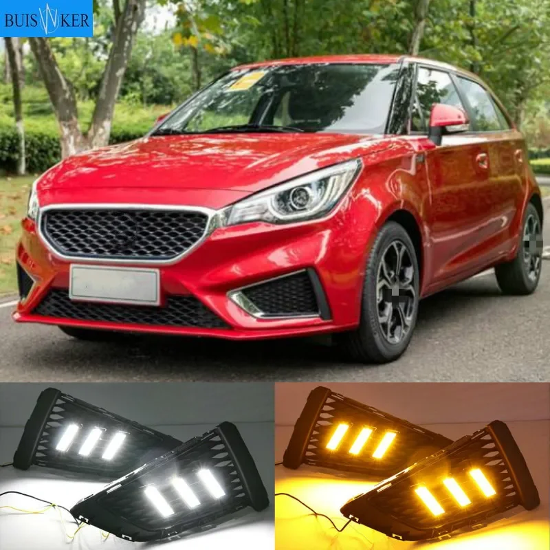 

LED DRL daytime running light + fog lamp for MG3 MG 3 2017 2018