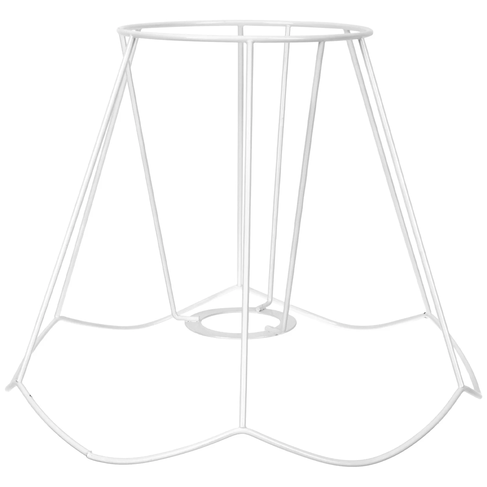 

Durable Iron Lamp Shade Ring E27 Vintage Lampshade Frame for DIY Lamp Projects Drum Ring Light Cage Guard Lampshade Frames