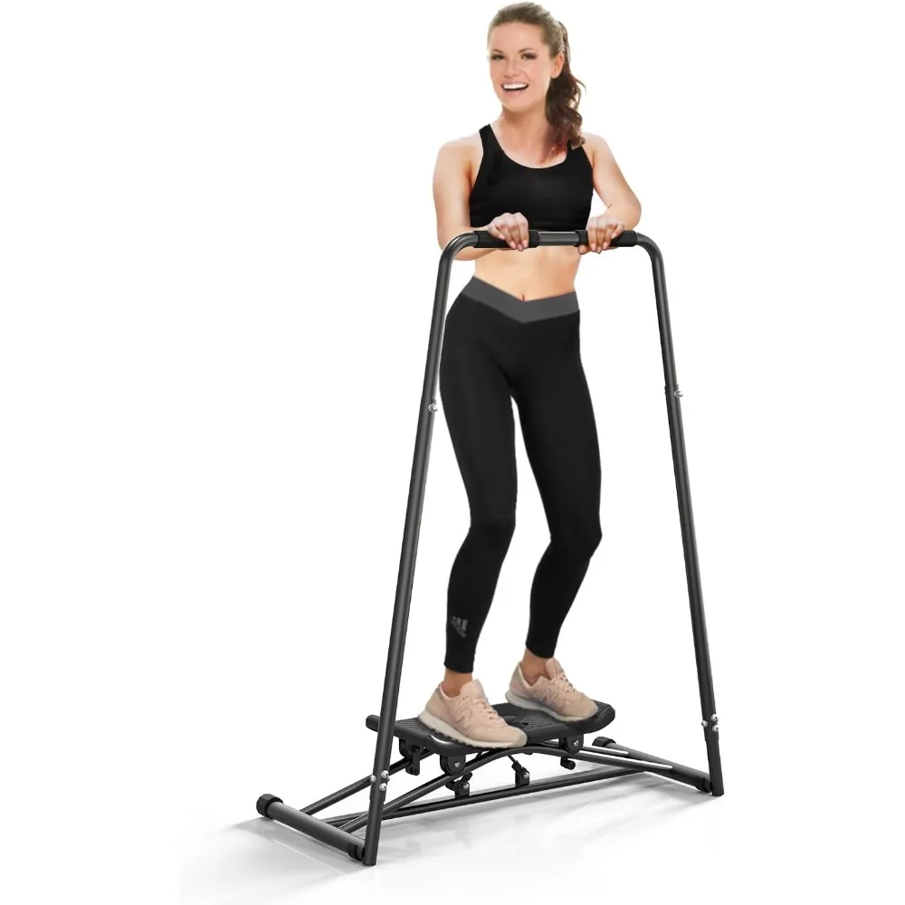 

Ski Machine, Low Impact Plyometric Exercise Equipment, Ski Simulator Trainer Cardio Machine Full Body Workout with Resistance