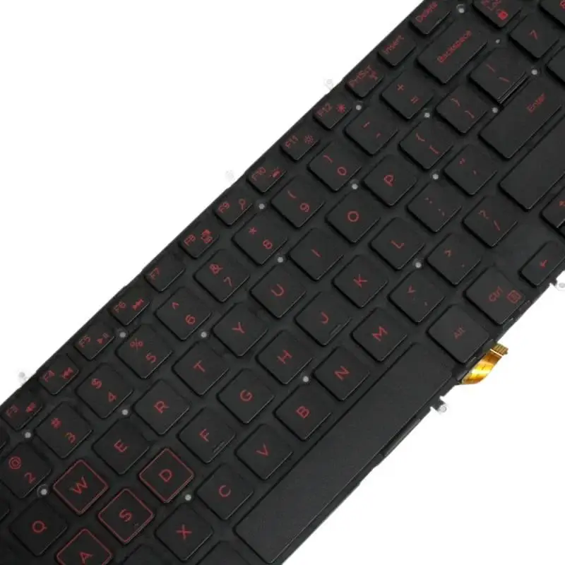 

US W/ Backlit Keyboard Red Letters For PK131QP1B00 NSK-EC1BC 01 03R0JR (*:*)