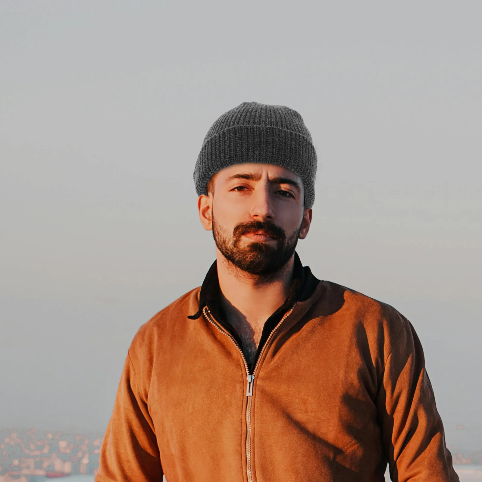 

Fisherman's Hat Beanie Men Has Hats for Women Earmuff Beanies Brimless Skull Cap