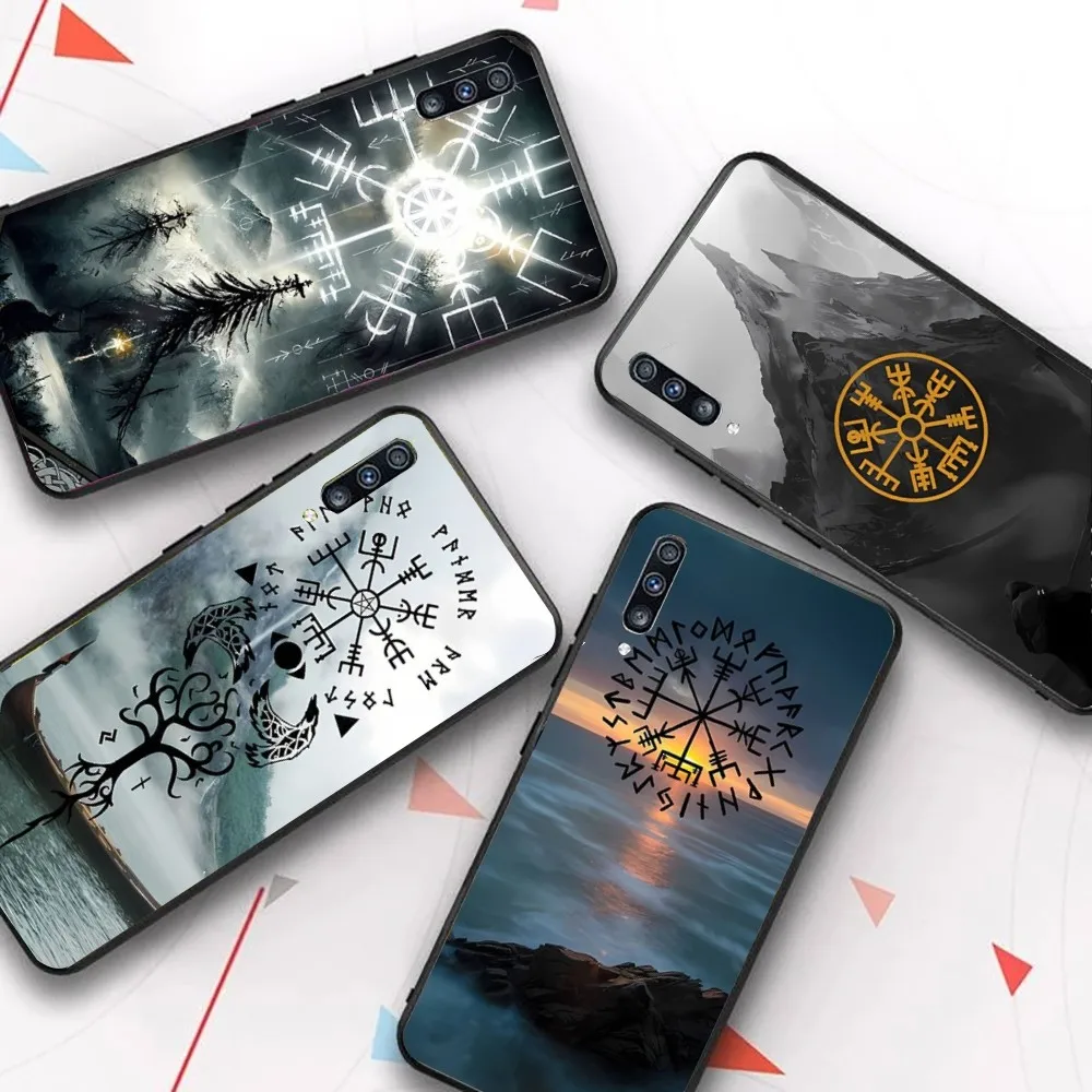 V-Viking Vegvisir Logo Phone Case For Samsung A 10 11 12 13 20 21 22 30 31 32 40 51 52 53 70 71 72 73 91 13 shell