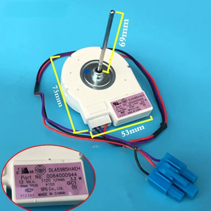 Applicable to DC brushless fan motors for double-door refrigerators such as Haier BCD-518WS/BCD-759WE/539WT