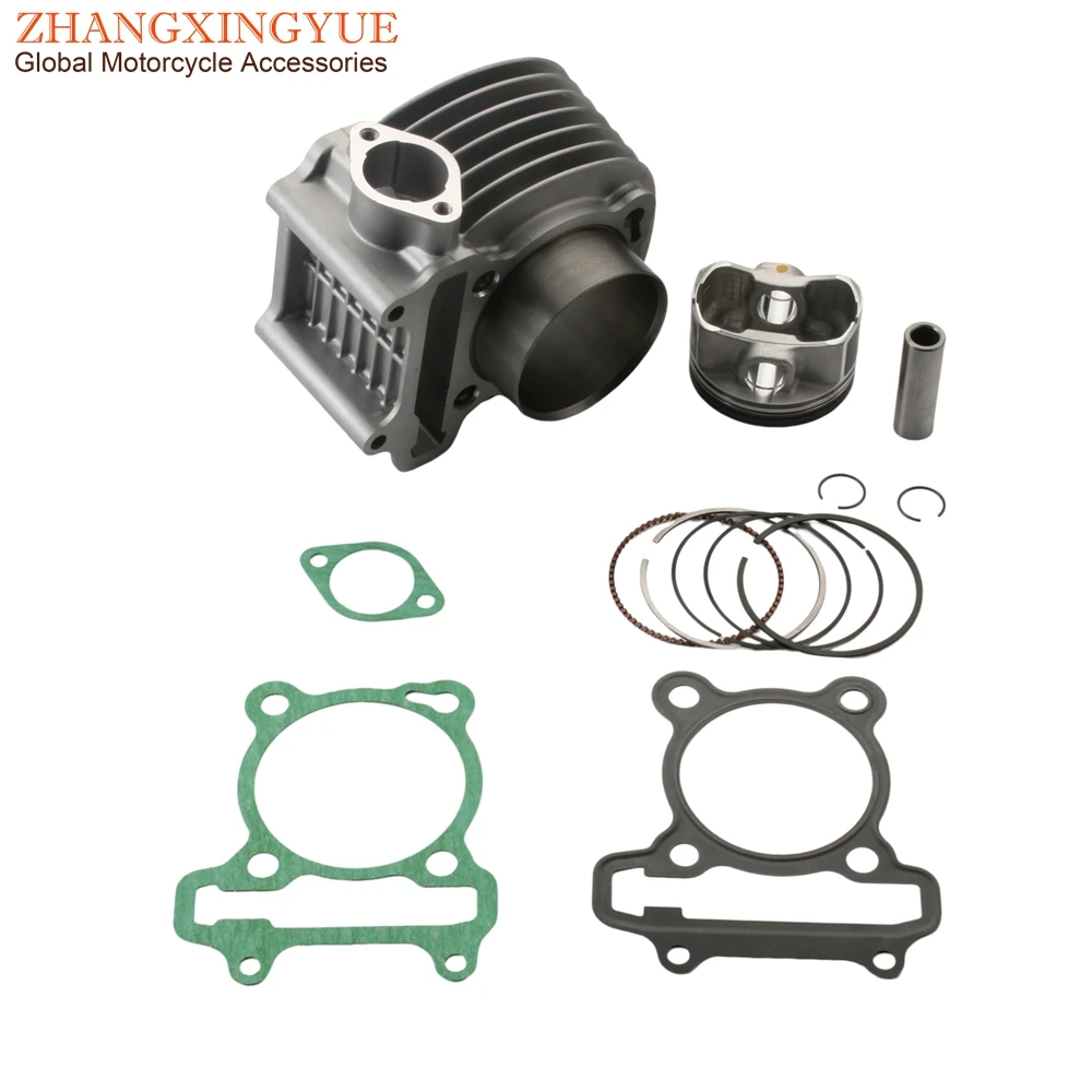 Scooter 62.5mm Big Bore Cylinder Kit For Peugeot 125 Citystar Django Speedfight 3 Tweet 125cc Upgrade 200cc 4 Stroke