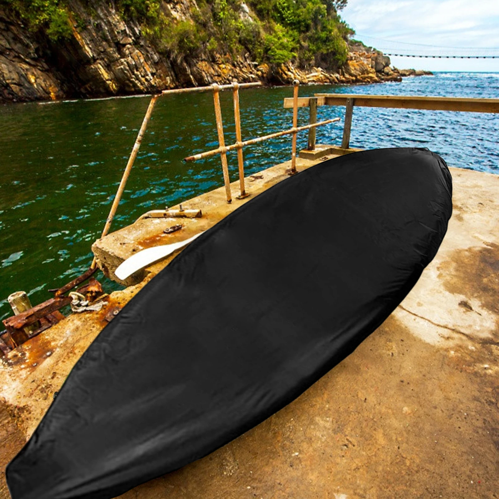 

Waterproof Kayak Cover Preservation for Safety Mask Easy to Use 420d Oxford Cloth Dust UV-proof