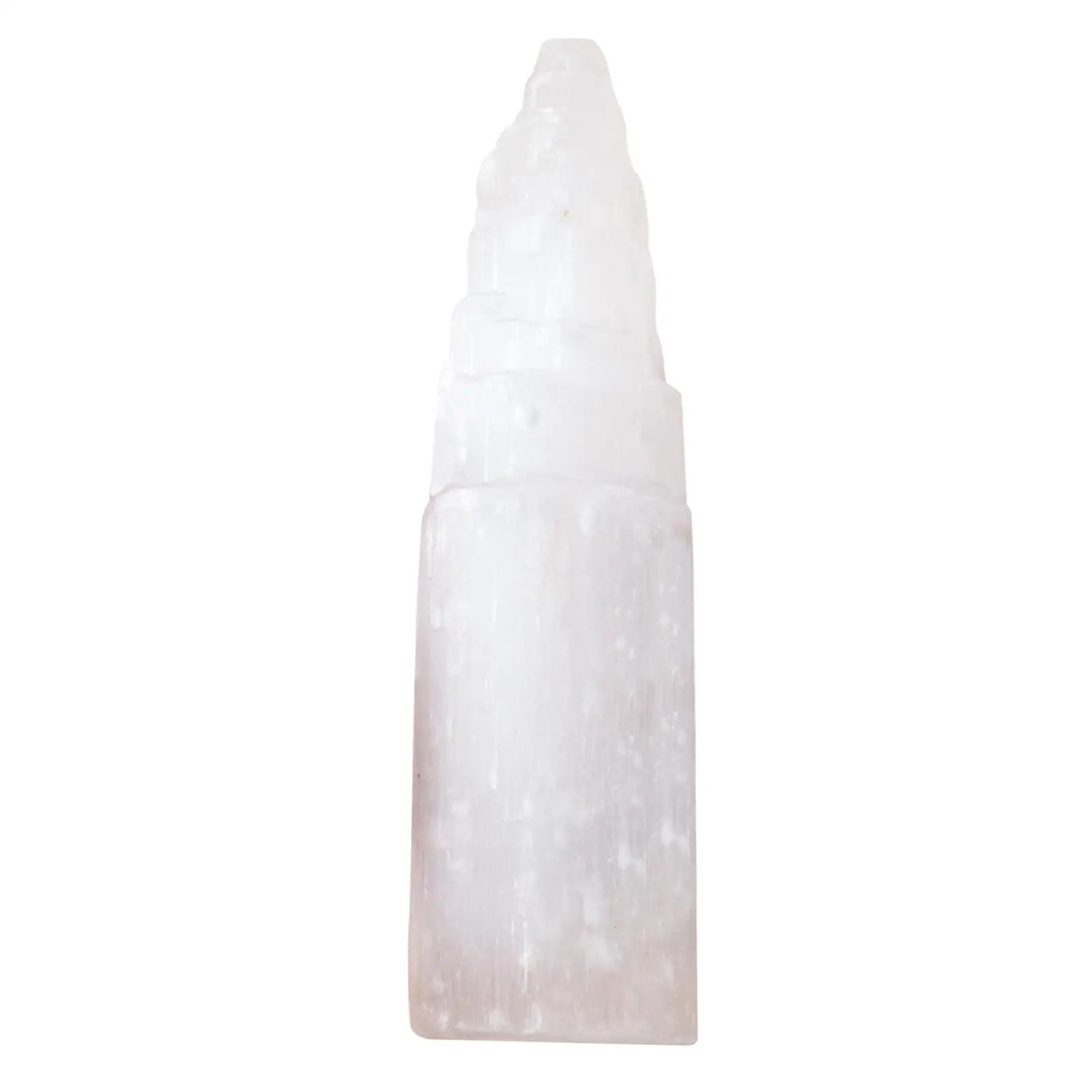 Selenite Tower Selenite Mini Protection Crystal Natural Gypsum Quartz Mountain Tower Shaped Home Travel Collection Decor