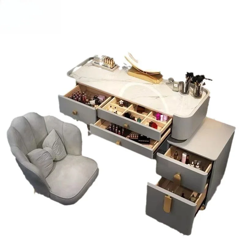 

All solid wood slate dresser bedroom modern simple storage