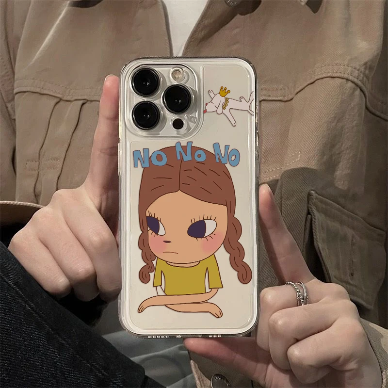 Lovely Y-yoshitomoS N-naraS Phone Case For Samsung S26 S25 S24 S23 S22 S21 S20 FE Note20 Note10 Plus Ultra Lite Edge 5G Cover