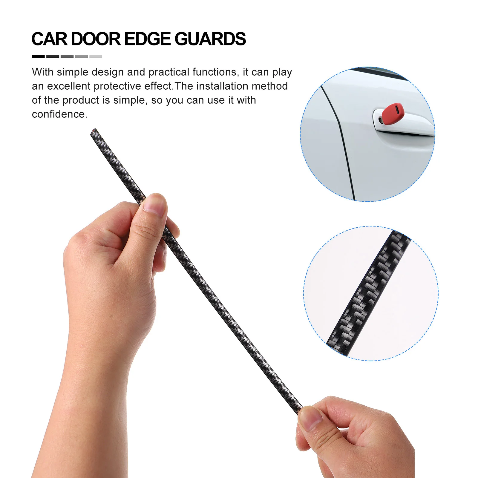 

2pcs 5M Strip Accessories Pvc Flexible Sill Protector Car Flexible Door Sill Protector Guards Car Accessories Door Trim